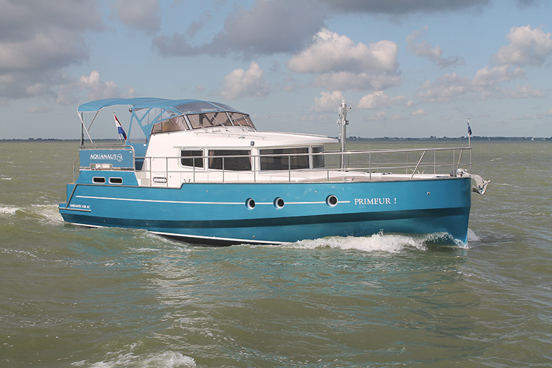 Boot van het jaar. Motor Yacht of the Year 2016, de Andante 438 AC, is te zien op Boot Holland, van 12 tot en met 17 februari 2016 in WTC Expo in Leeuwarden.