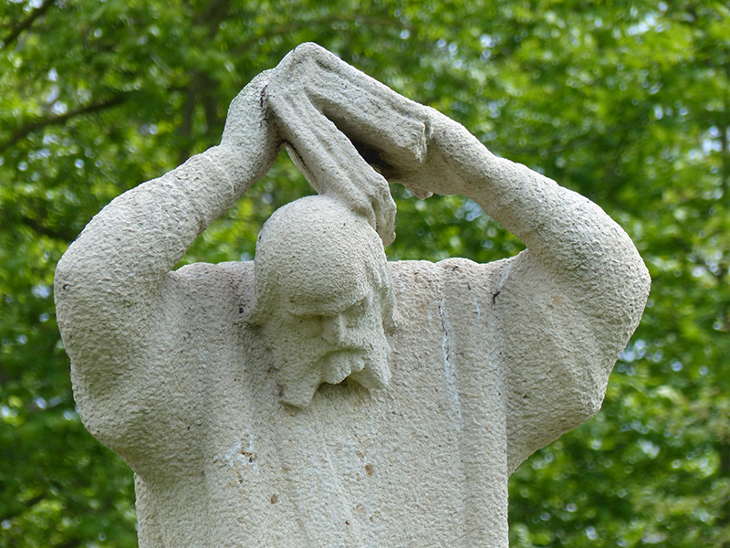 Standbeeld van Bonifatius. Foto: Friesland Holland Nieuwsdienst.