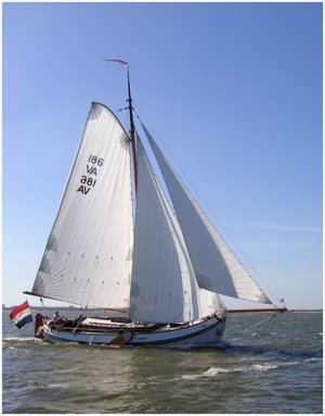 Bekebrede Lemsteraak Bellefleur 6- (9) personen Makkum, met boegschroef